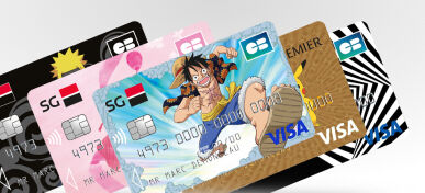 Personnaliser sa carte bancaire Société Générale