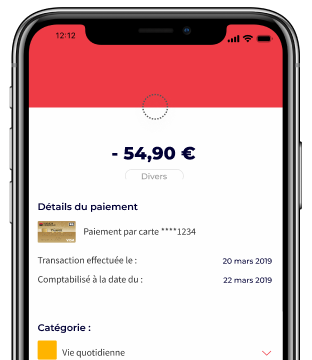 Anticipation de dépassement carte bancaire CB Visa BFM