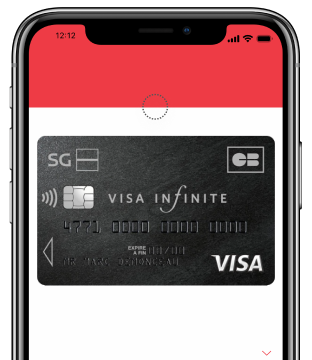 Carte Visa Infinite Paylib et Apple Pay
